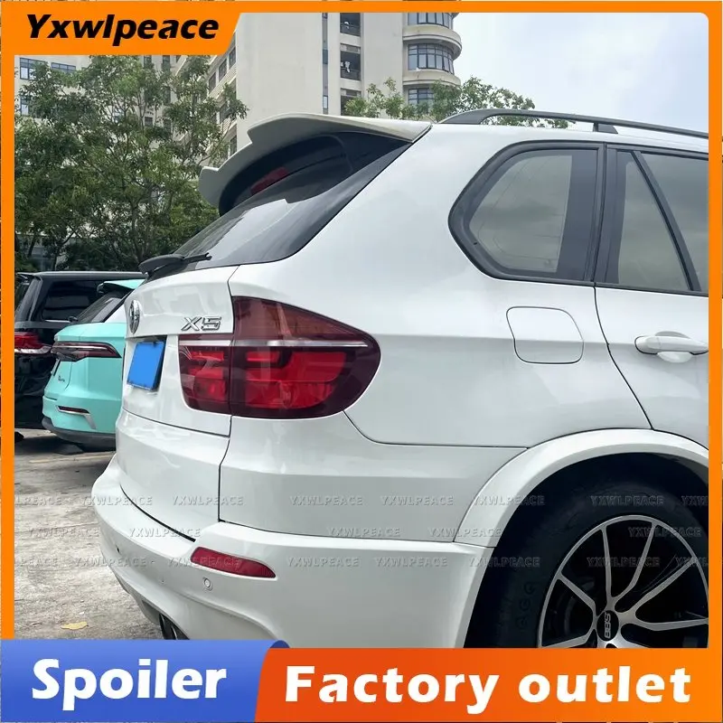 For BMW X5 E70 Roof Spoiler 2006 07 08 09 10  11 12 2013 ABS Plastic Factory Style Rear Trunk Wing Body Kit Accessories