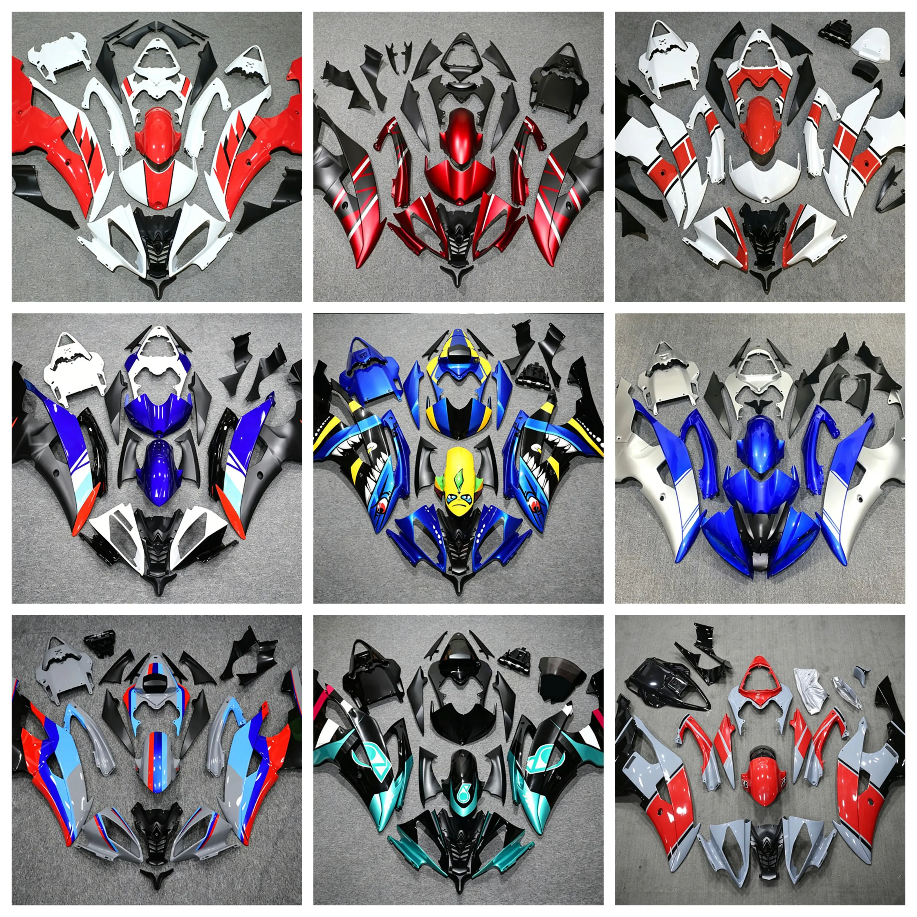 Suitable for Yamaha YZF R6 2008 09 10 11 12 13 14 15 2016 motorcycle modified fairing housing accessories can be customized