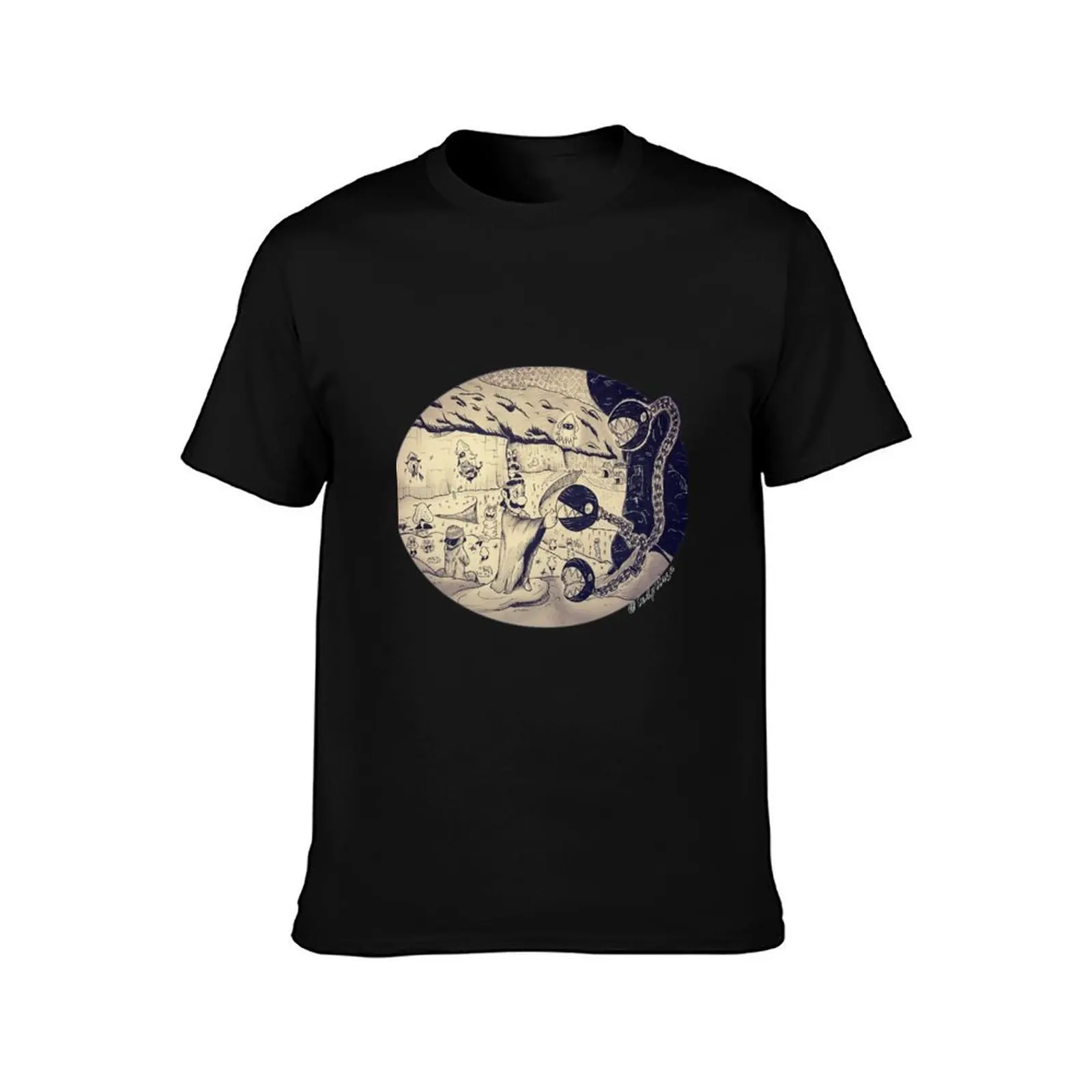 Super Inferno: Gluttony T-Shirt Summer Casual Cotton Tee Oversized Streetwear Tops Vintage Graphic Print Unisex Men Women