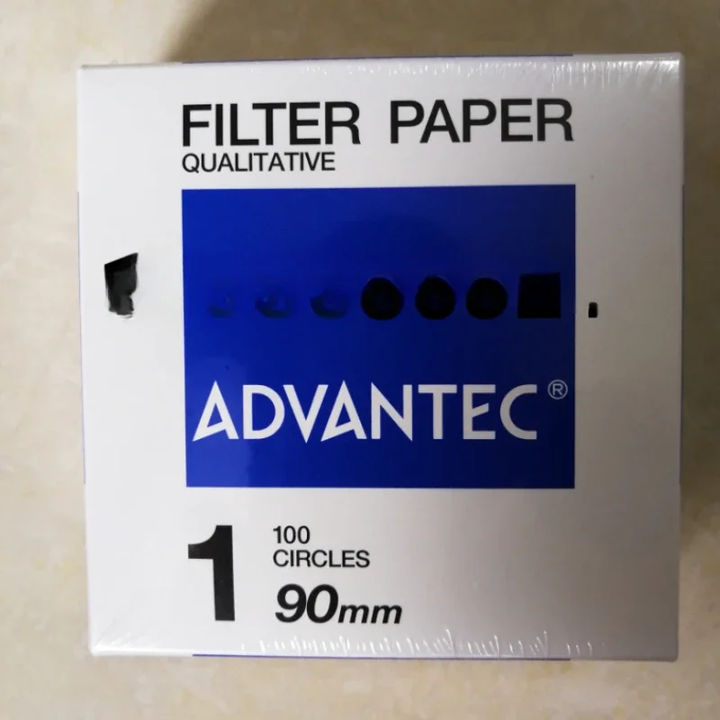 No.1 qualitative filter paper with a diameter of 90mm and 00011090