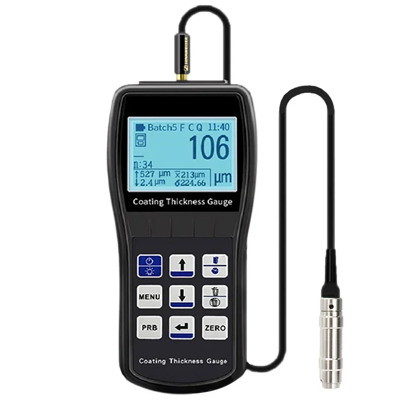 

2025 hot sale CT150 Zero Calibration Automatially Detect Substrates with LCD Display Digital Coating Thickness Gauge