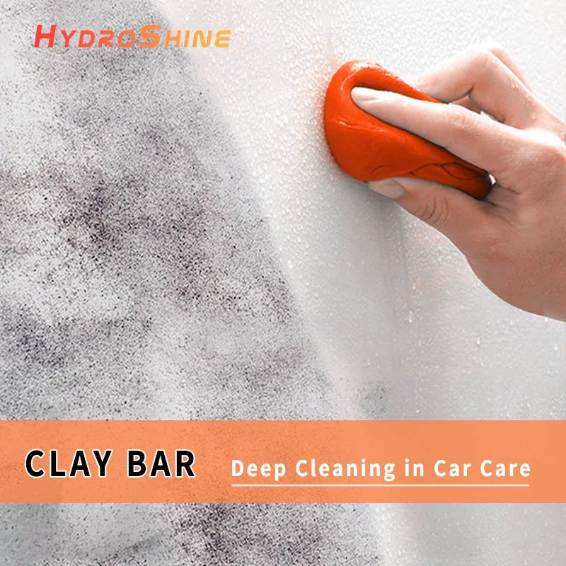 100g Clay Bar Hydroshine Orange Clay Bar For Auto Detailing Car Deep Cleaning Wash Heavy Duty Remover Cleaner Sludge Mud