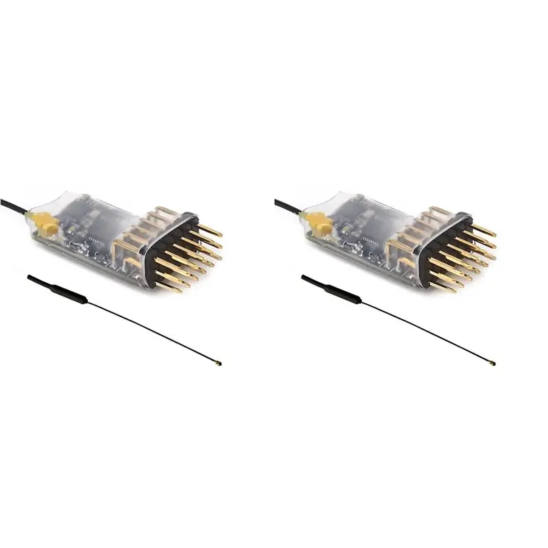 FBIL-2X 4-10V ELRS 2.4G PWM 5-Channel Receiving Machine For Fixed Wing Vehicle And Vessel Model RC Voltage Feedback FPV