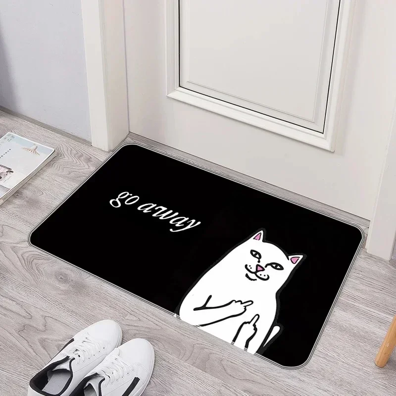 Entrance Doormat Go Away Non-slip and Washable Kitchen Mat Carpet Living Room Welcome Home Hallway Rugs Door Mats Bathroom Bath