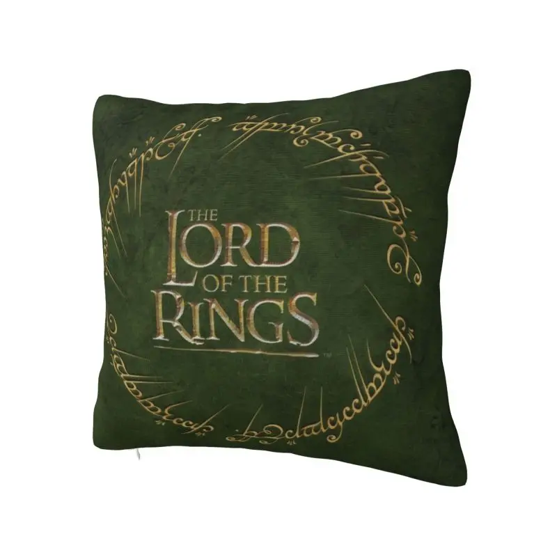 Fantasy Novel The Lord Of The Rings Cushion Cover Double-sided Film Floor Pillow Case for Sofa Cool Pillowcase Home Decoration