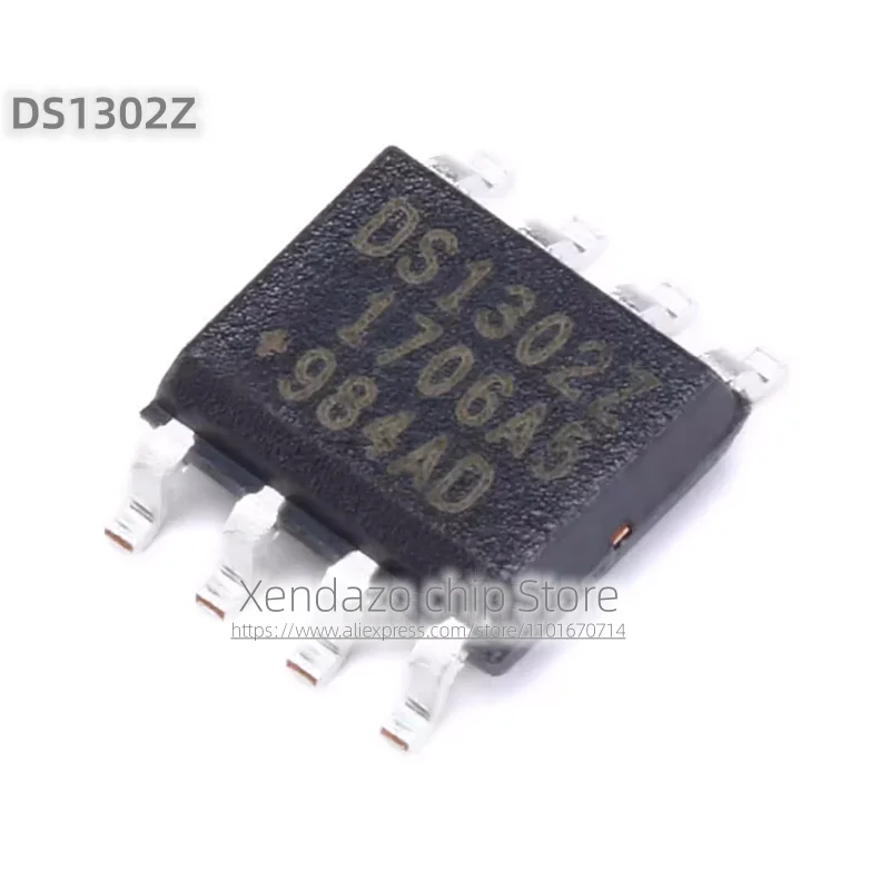 10pcs/lot DS1302Z+T&R DS1302Z SOIC-8 package Original genuine Clock/calendar I2C interface charging timing chip