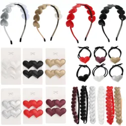 Heart Hairbands Cute Hairpins Girls hairclips Pony Barrettes Clip Kids Headwear Fashion Hair Accessores band