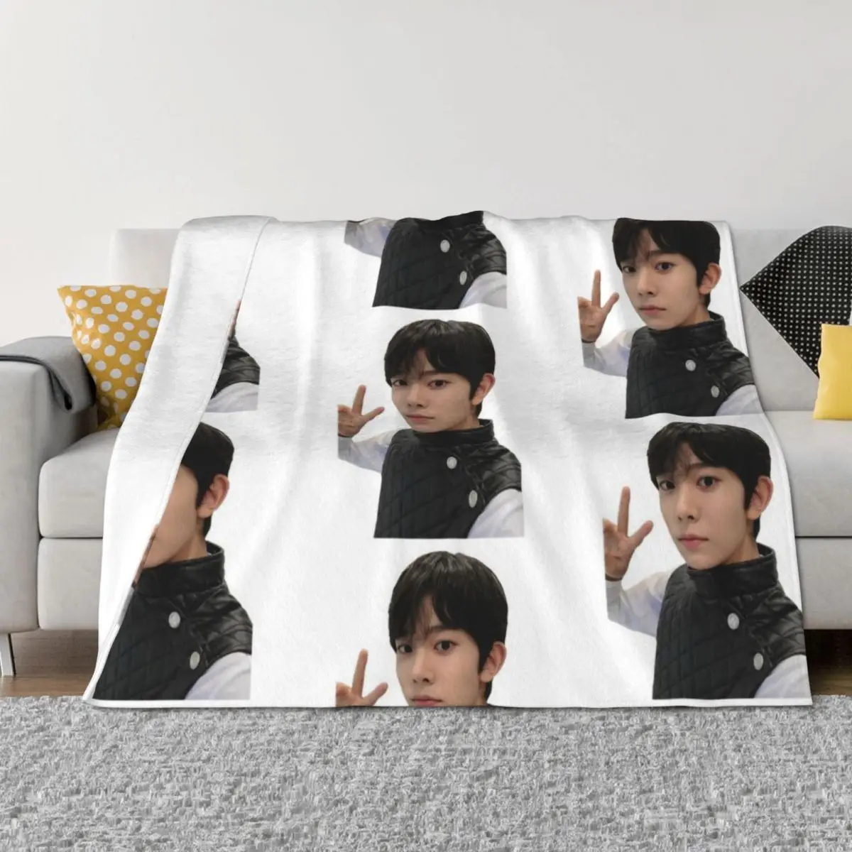 

Heeseung Selca I-LAND Throw Blanket halloween Winter beds Summer Beddings Thermal Blankets