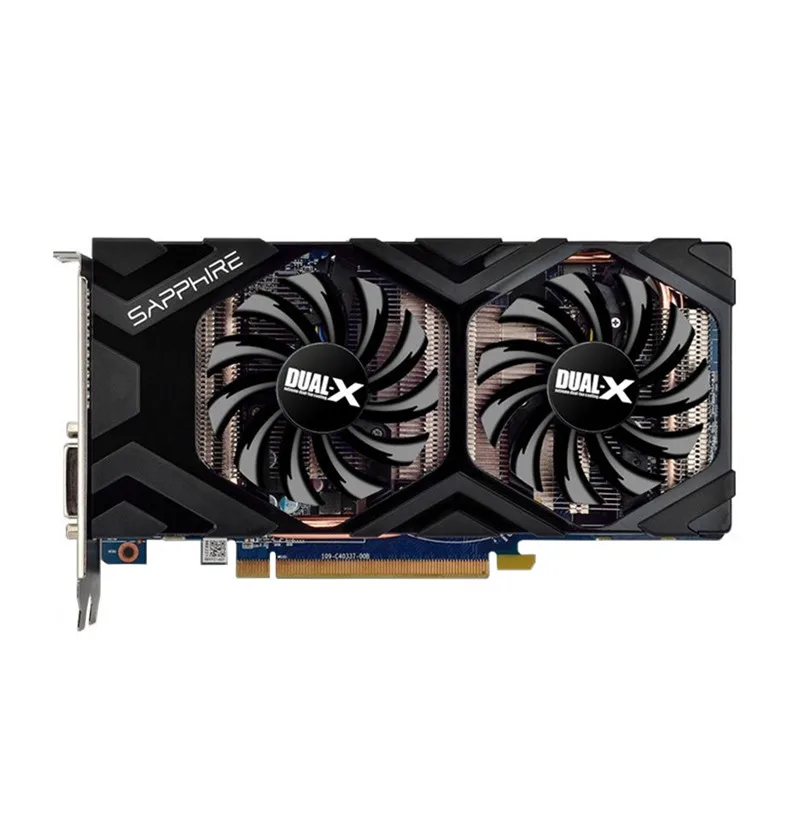Оригинал для R9 370 2 Гб видеокарта GPU R9370 2G игровые графические карты экран для настольного ПК компьютера офиса