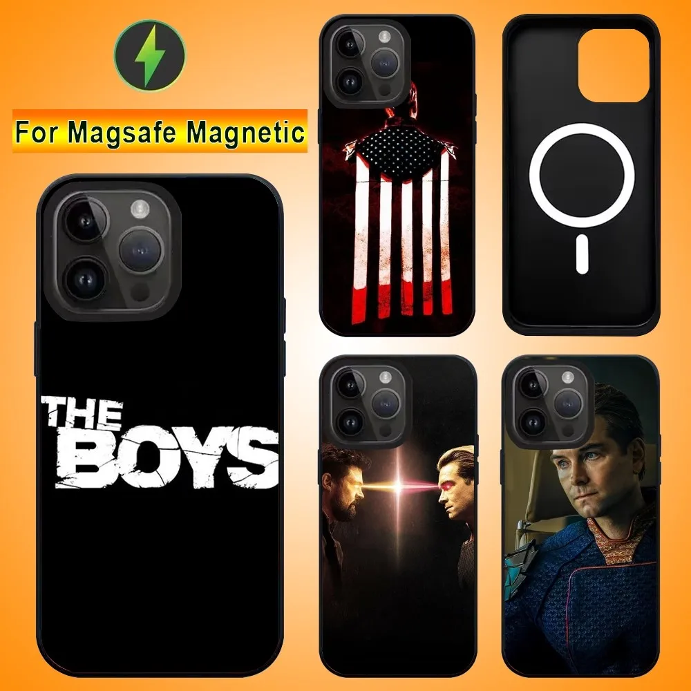 The H-Homelander B-Boys Phone Case For IPhone 15 14 13 Pro Max 11 12 Mini Alex Mirror For Magsafe Wireless Charging Cover