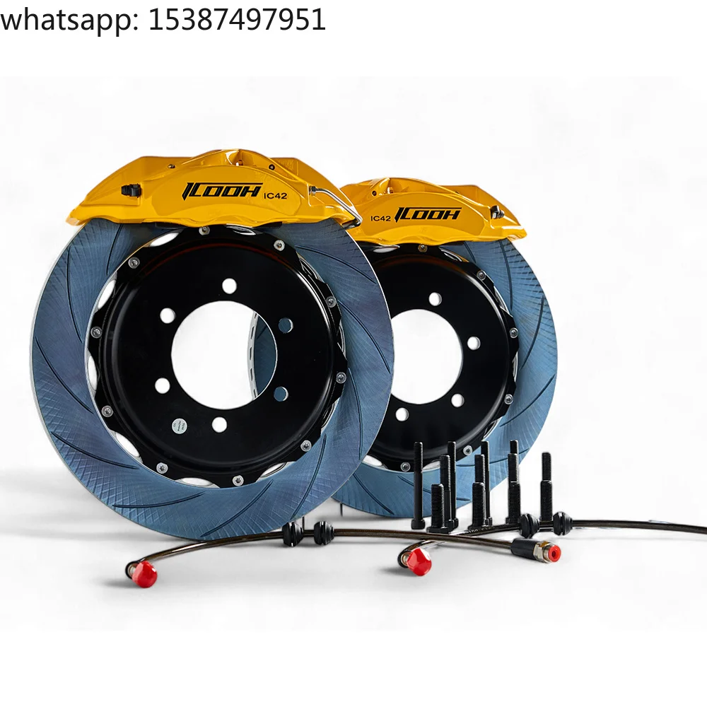 High Performance ICOOH Front X61 6 Pistons 355-405mm Rotor Size Modified Racing Big Brake Kit for dodge Challenger Geely Coolray