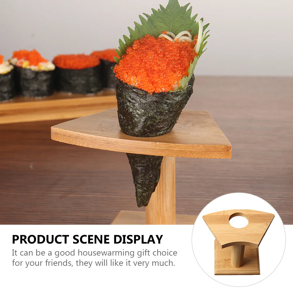 

1Pcs Japanese Hand Roll Storage Rack Premium Cream Sweet Cone Holder for Home Hotel Party Serving Display