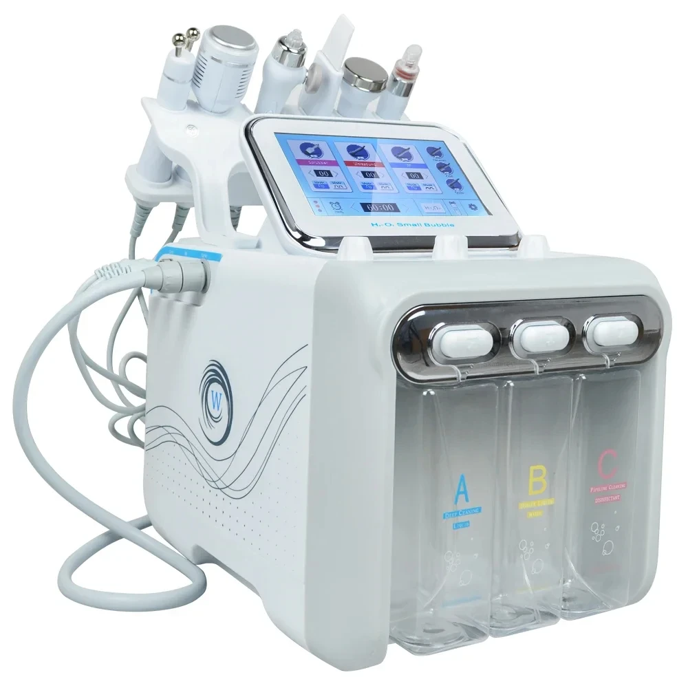 6 In 1 Water Dermabrasion Machine Deep Cleansing Machine Jet Hydro Diamond Facial Clean Dead Skin Removal For Salon Use