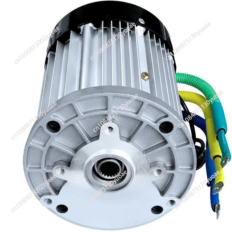 Electric Vehicle Three-Wheel Motor, Water Battery, Four-Wheel, Modified High-Speed Brushless Differential Motor, 48V, 60V, 1200W