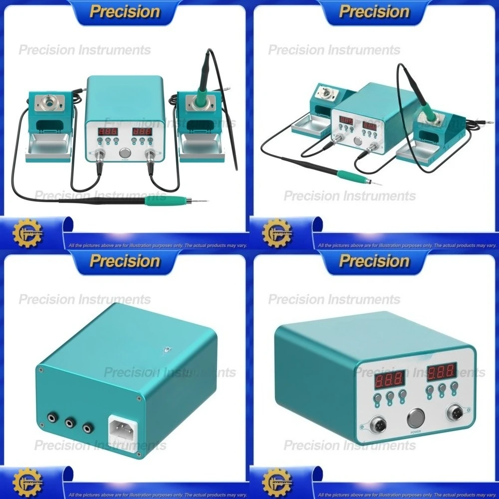 2026 محطة لحام مزدوجة عالية الطاقة مع تحكم مزدوج في درجة الحرارة ونصائح قابلة للتبديل للحام الدقيق