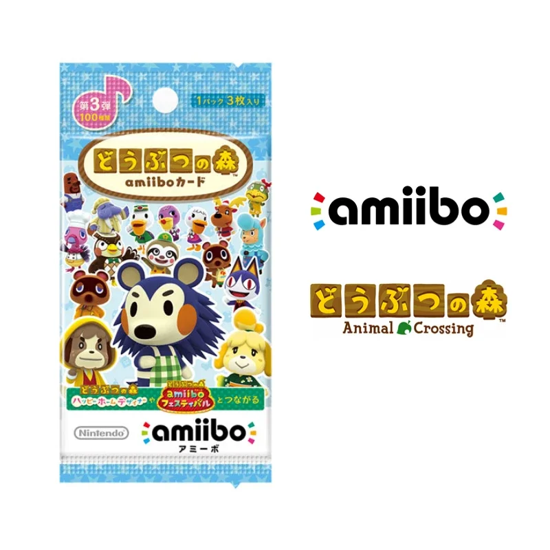 Nintendo Switch Amiibo Cards: Animal Crossing Vol.3 Original NFC Cards Series 3 For NS 3DS Wii U Japan Version Region Free