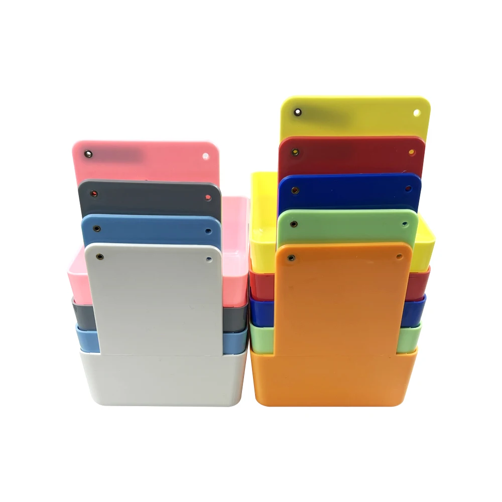 

10 шт., рабочие кастрюли для стоматологической лаборатории с металлическим держателем для зажимов, инструменты, красочный пластиковый ящик для хранения, лоток для стоматологической лаборатории, органайзер для сортировки