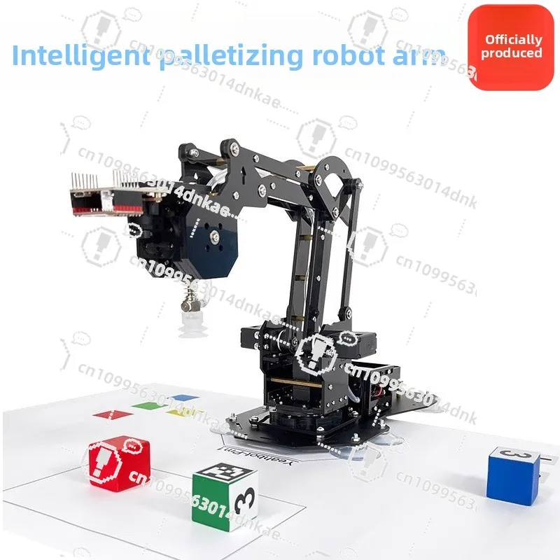AI Visual Recognition Intelligent Palletizing Robot Garbage Sorting and Grasping Robotic Arm Air Pump Suction Cup Handling