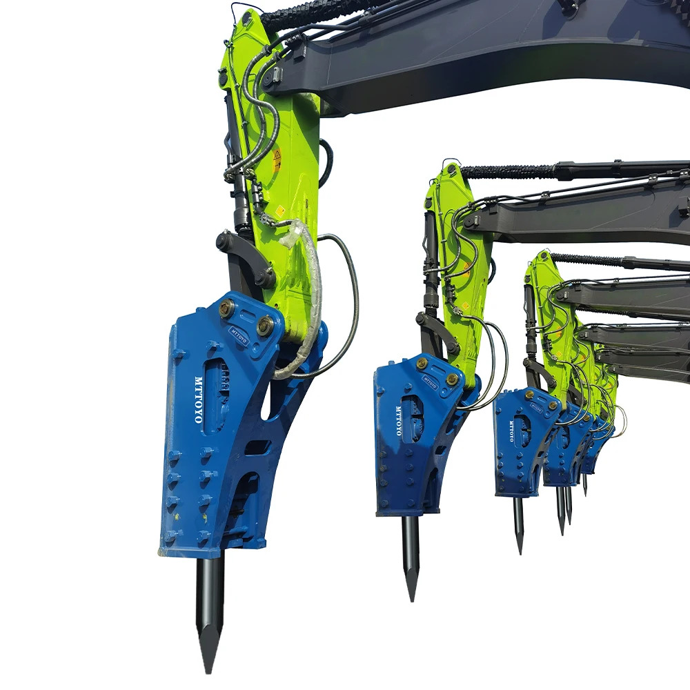 Top35 أعلى 60B نوع مفتوح جاك المطرقة قواطع هيدروليكية مطرقة الصخور لحفارة 6-9 طن