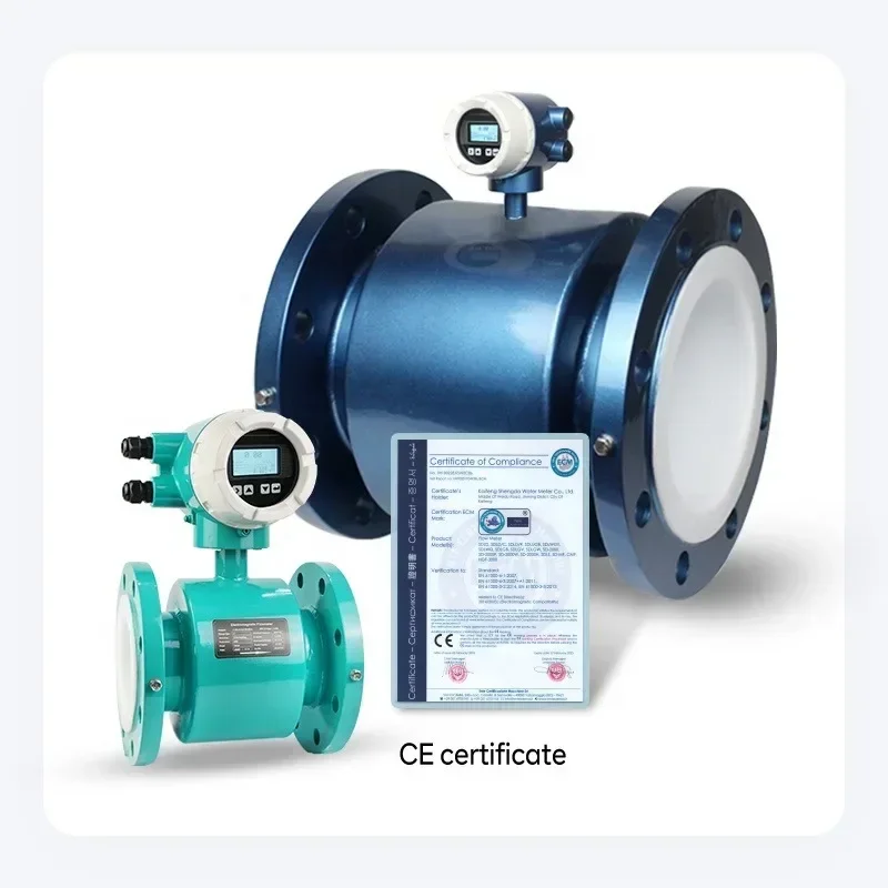 Industrial type digital electromagnetic flow meter water price factory outlet