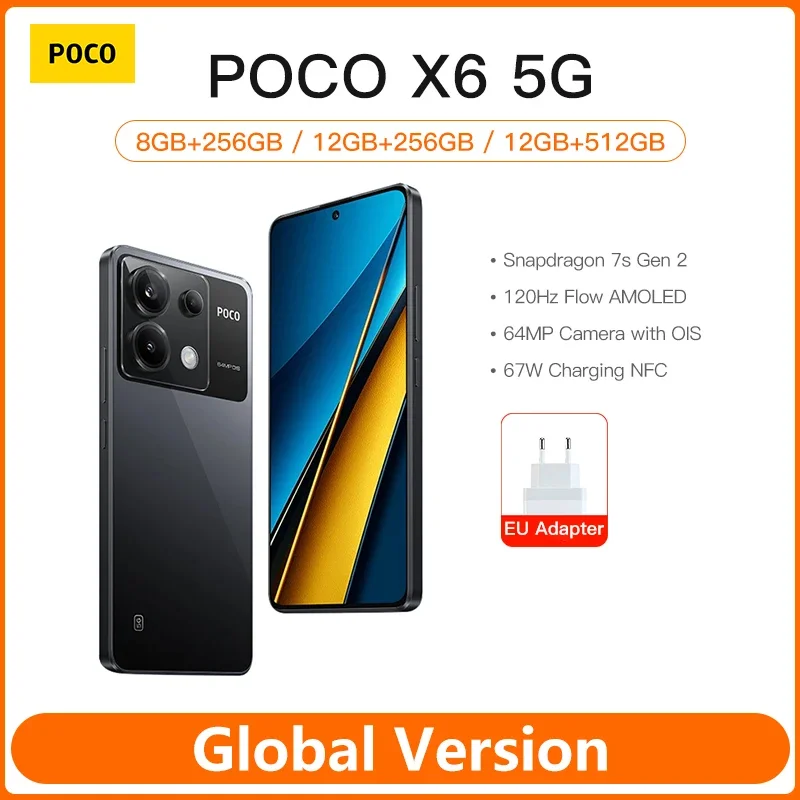Новый смартфон POCO X6 5G Global