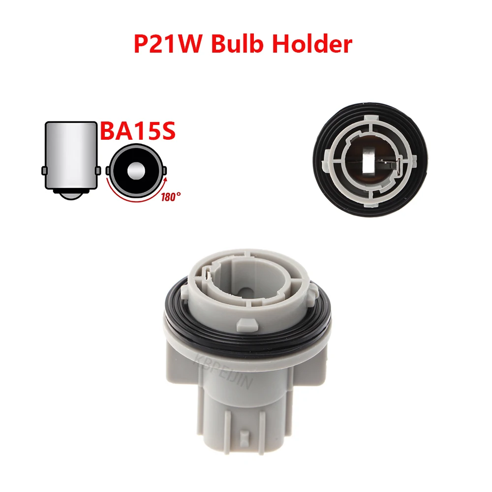 

1x Car Signals Light Socket BA15S P21W Bulb Holder For Mazda 3 M5 Leopaard Accessories