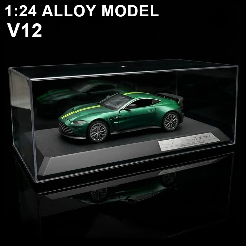 

1:24 V12 Vantage Sports Car Simulation Alloy Die-casting Car Model Toy Hobby Collection Gift
