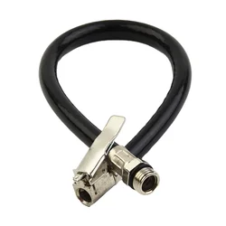 Car Tire Inflatable Hose General Tire Inflator Tire Hose Pump Gauge Hose Connector Flexible Car Air Pump Nozzle Connector 375mm