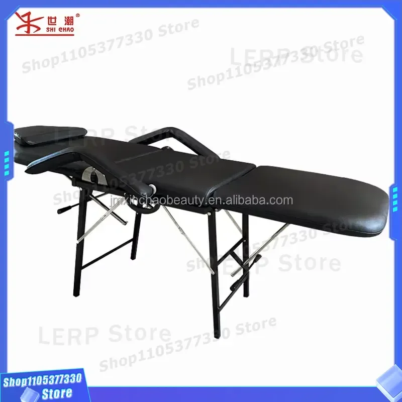 Portable Foldable Massage Bed Thickened Metal Frame Adjustable Beauty Table for Gym Hotel School Living Room Modern Design