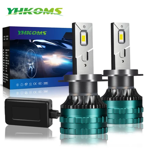 YHKOMS 300W 30000LM H7 H4 faro LED de alta potencia Canbus H11 H1 H8 H9 9005 HB3 9006 HB4 Turbo lámpara 6000K luz antiniebla para coche