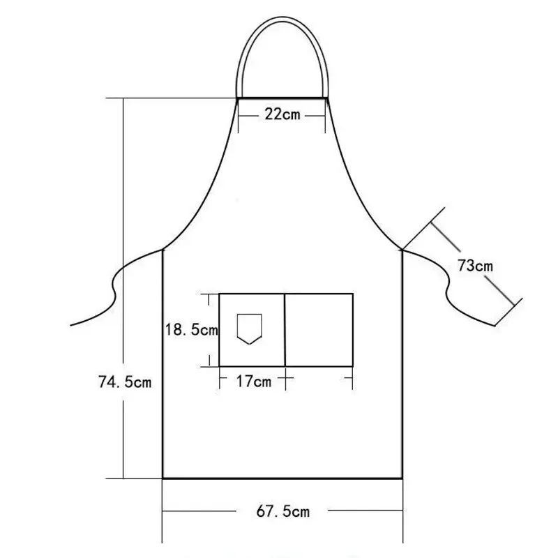 Apron Canvas Wholesale Home Kitchen Restaurant Gardening Milk Tea Coffee Nail Salon Work Clothes Waterproof and Oil Proof Funny