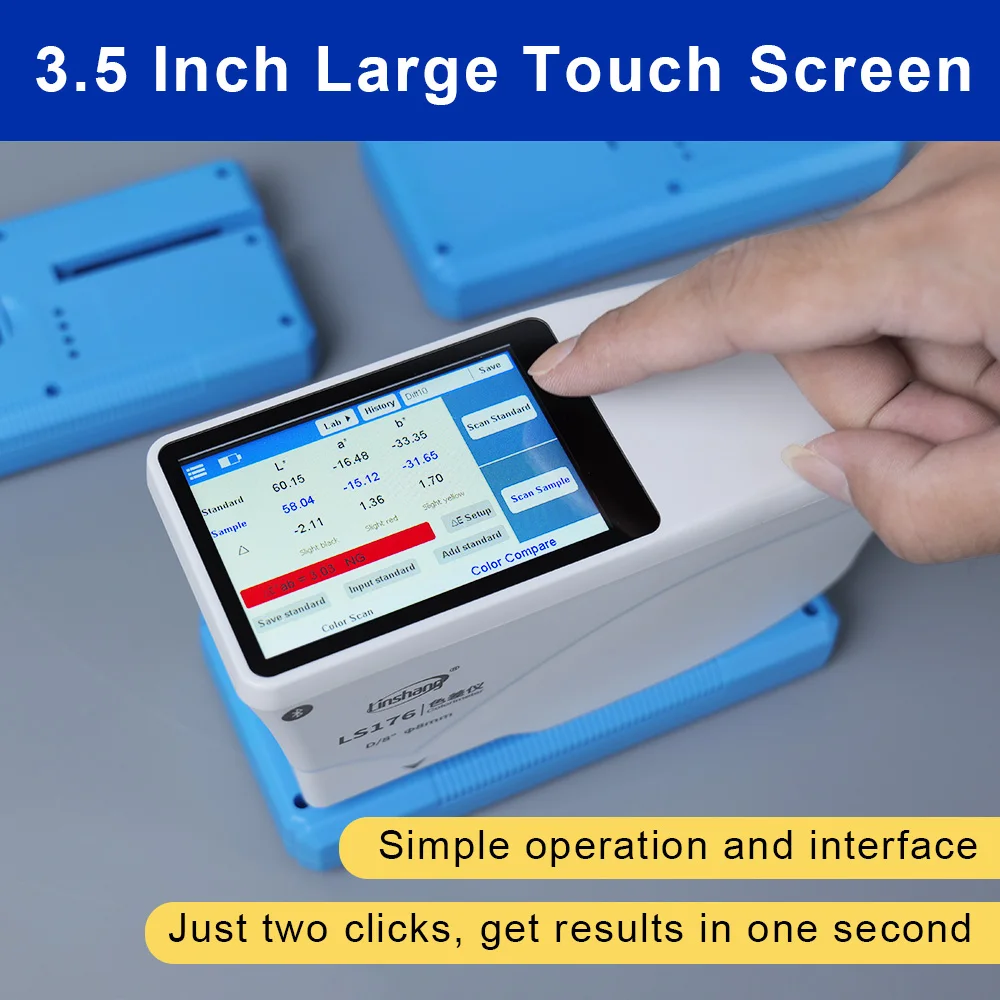 2026 Pro Grade Spectrophotometer LS176 High Accuracy Color Measuring Instruments Spectrophotometer Colorimeter