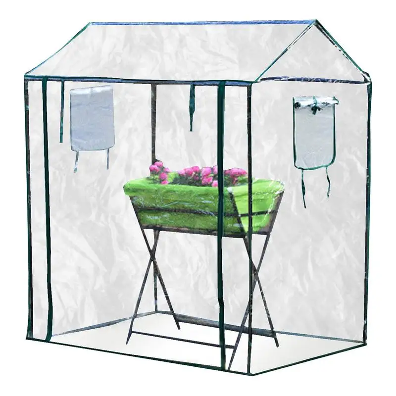 

Mini Greenhouse Flower Plant Grow Tent For Winter Protection Gardening Supplies To Grow Plants Seedlings Herbs Flowers