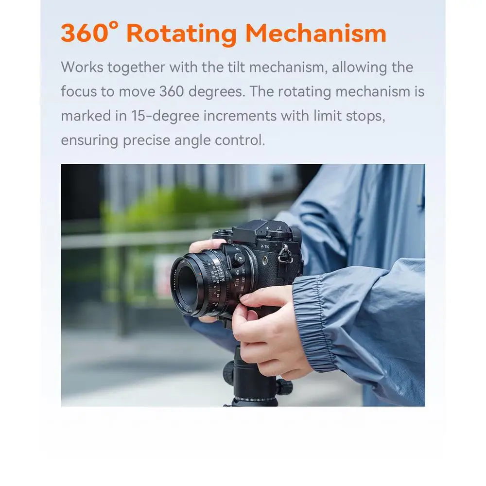 Объектив TTArtisan Tilt 35 мм F1.4 APS-C с байонетом E