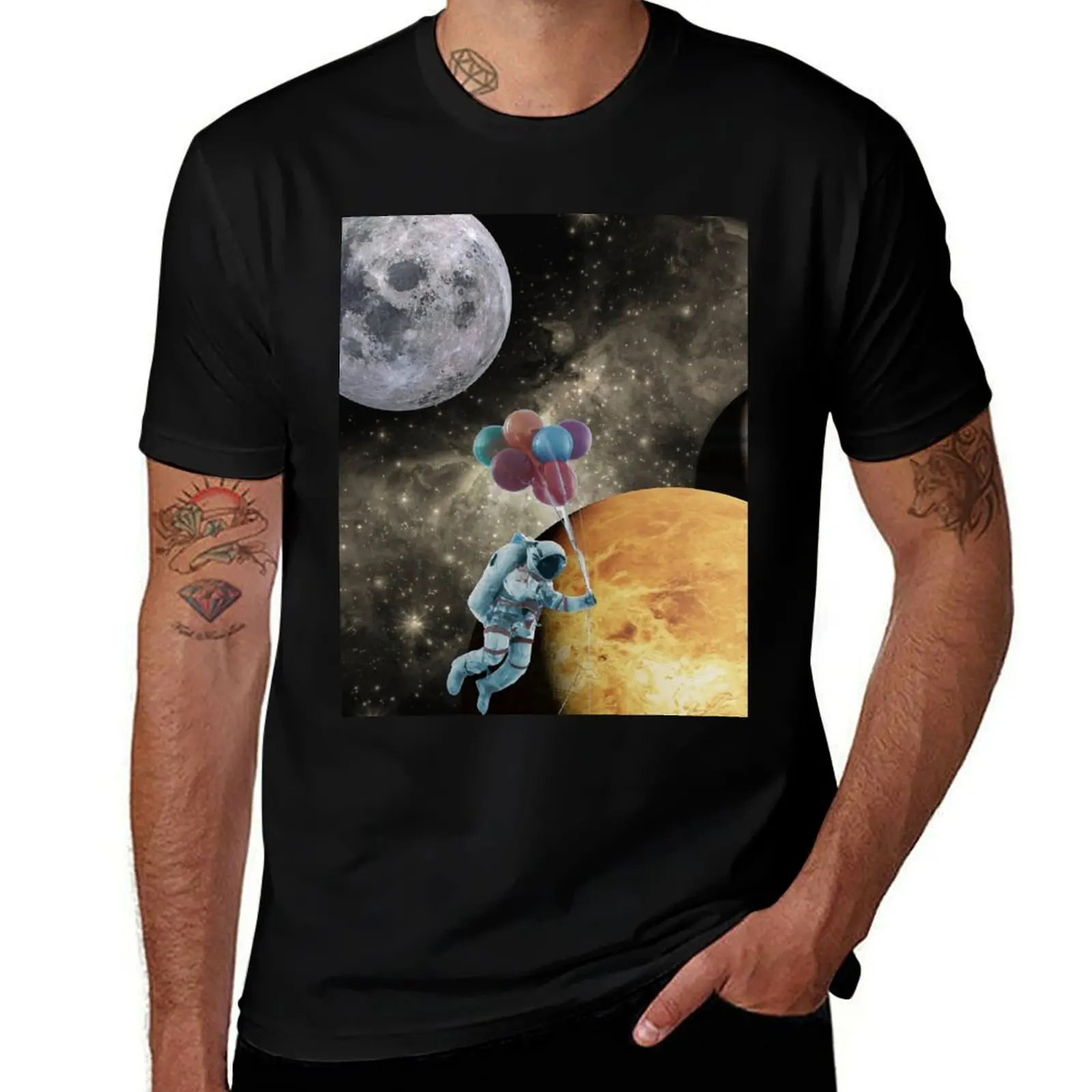 

Balloons in the space T-Shirt aesthetic clothes vintage anime shirt baggy shirts sports fans mens graphic t-shirts pack