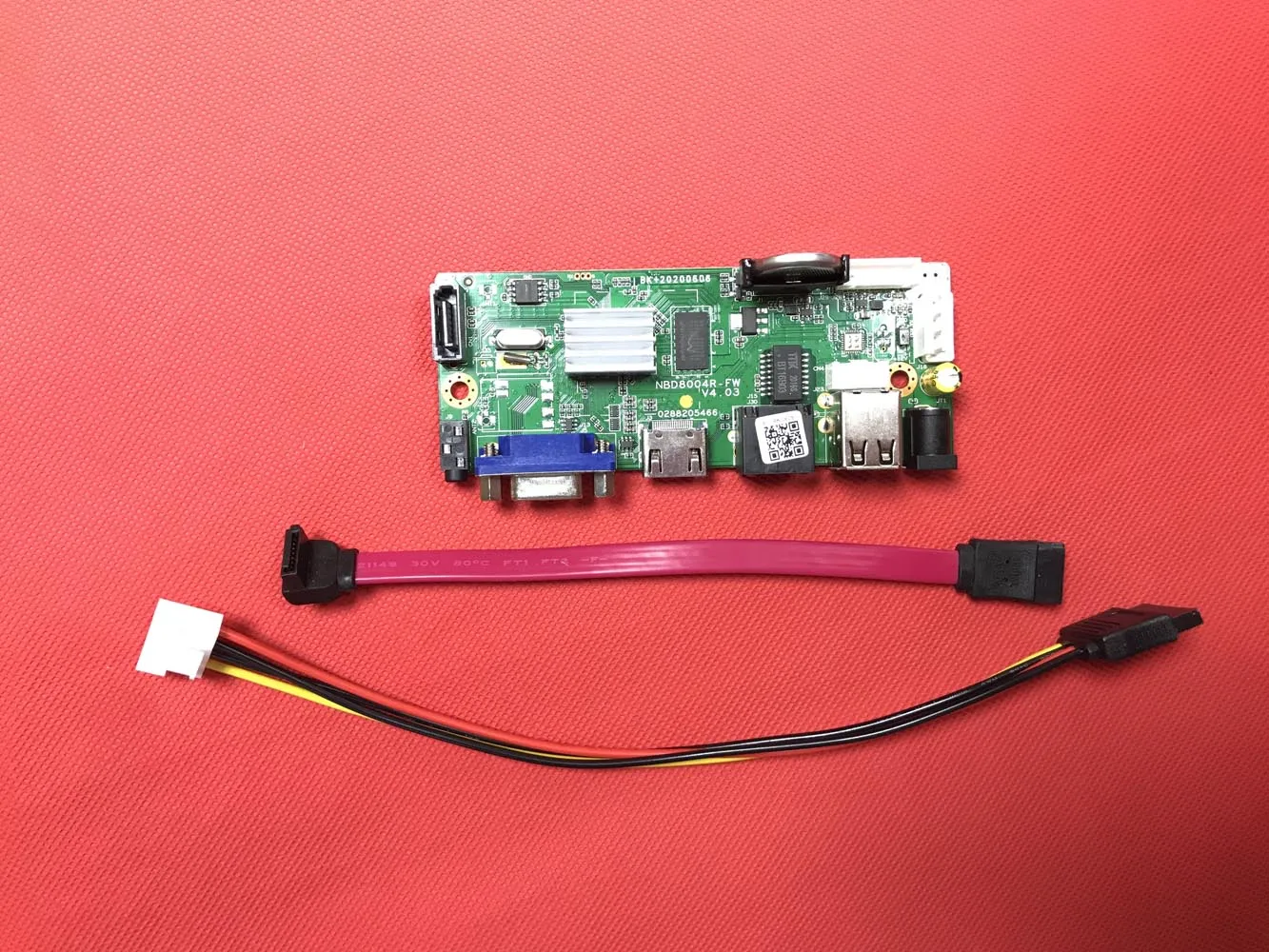 

9 Channel 4K NVR Motherboard Hisilicon HI3536DV100 XM Linux System Face Detection ONVIF P2P Network Video Recorde