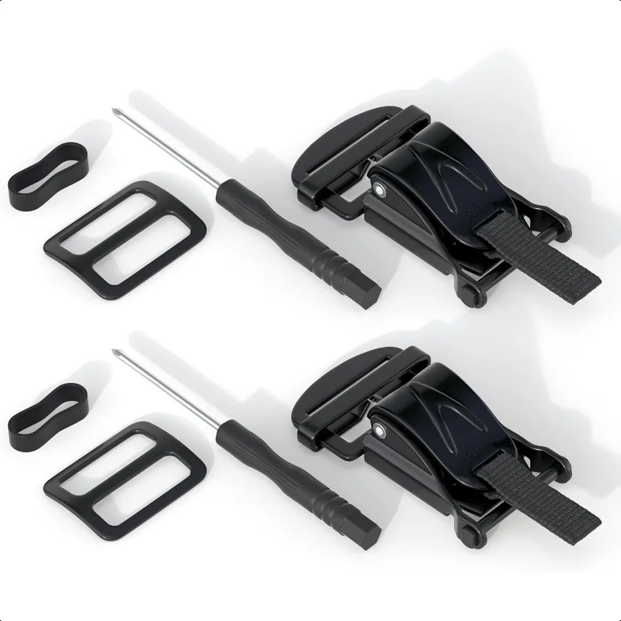 

Universal Helmet Quick Release Buckle Kit Stainl Steel Motorcycle Accory OneHanded Release for Full Face Half 3 4 DRing Helmets