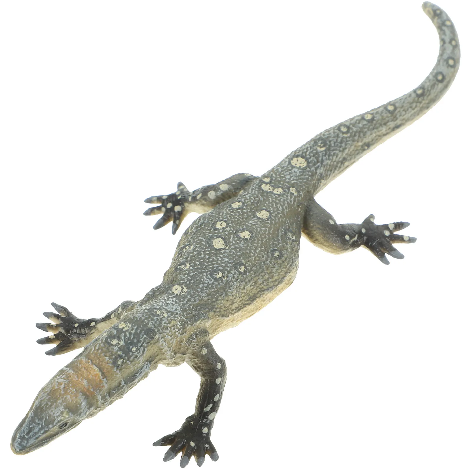 

Eye-Spotted Monitor Lizard Simulation Animal Figure Realistic Plastic Decor for Kids Desk Party Education