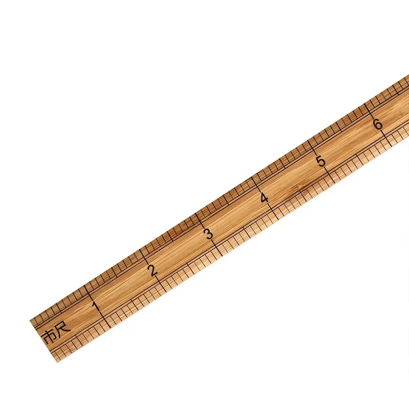 DIY Yardstick Tailoring Bamboo Ruler, Home Measuring Tool, Student Learning, School, Sewing Accessories, 30cm