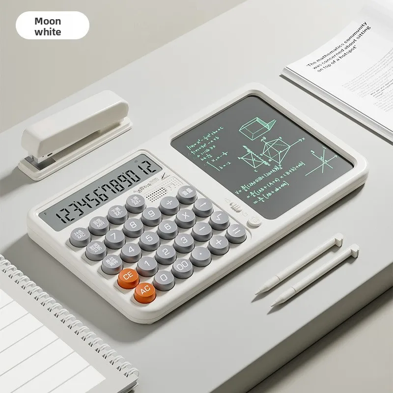 Desktop Office Gift Desk Calendar & Writing Board: With Stand, for Draft Calculations, Voice-Activated LCD Handwriting Board