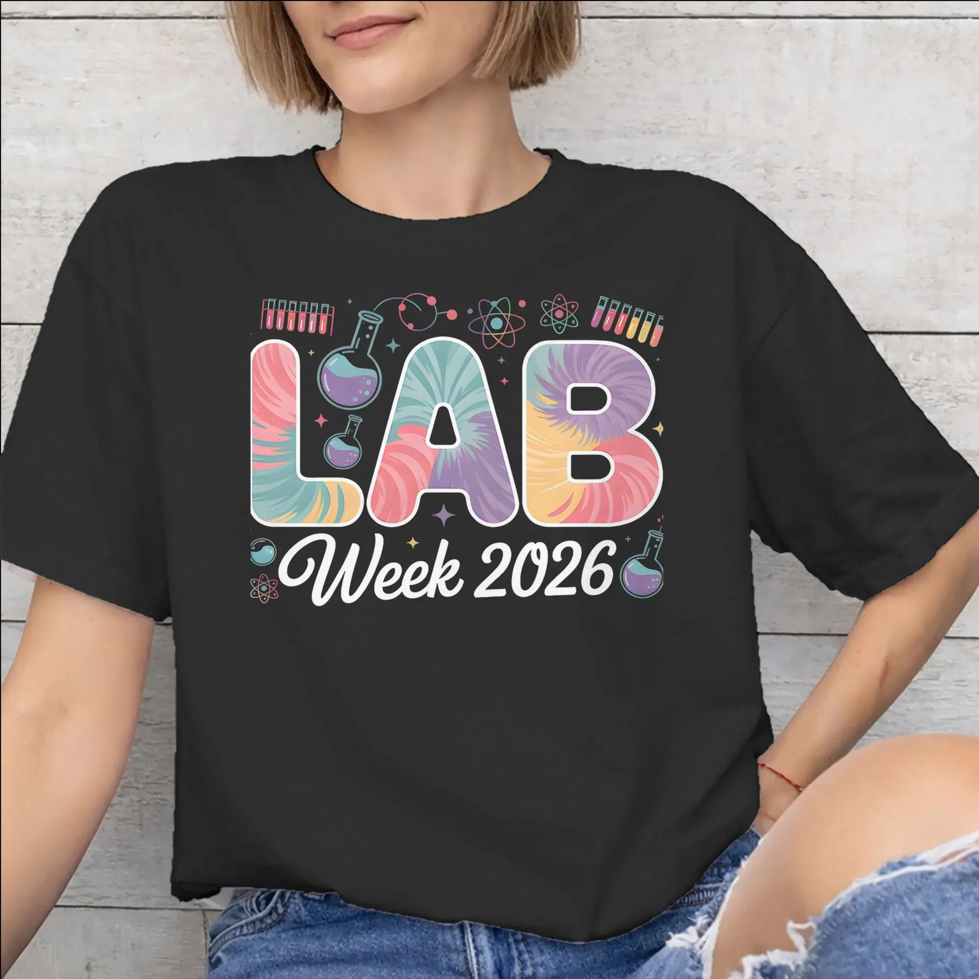 Lab Crew Lab Week 2026  Tee Shirt for Men Women Gift Idea T Shirts  100% Cotton Clothing