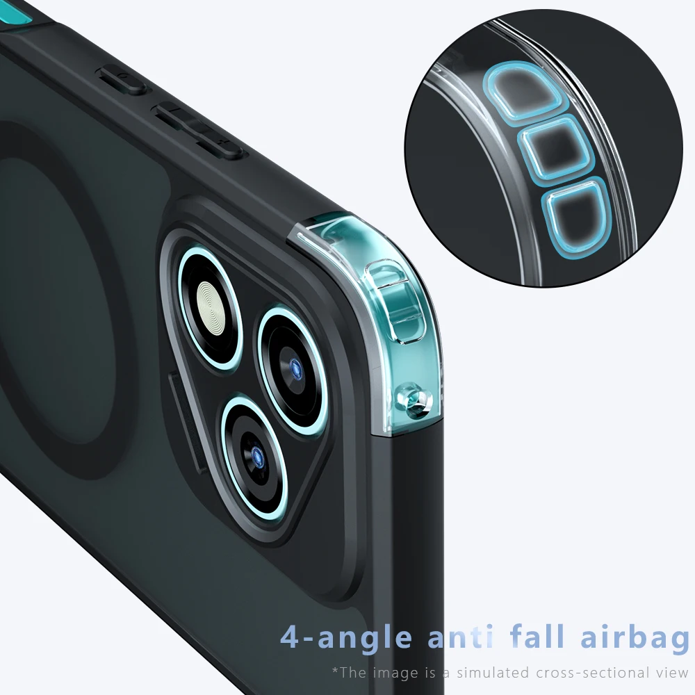 

Чехол с беспроводной зарядкой для Huawei Honor 400 Lite, задняя крышка с защитой от падения Mircropyle, чехол для Honor 400 Pro Fundas Para Honor 300 Ultra