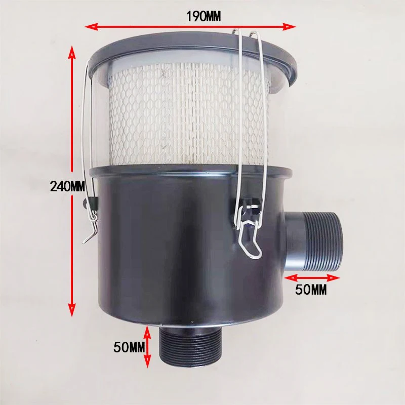 

Fully Transparent Vacuum Filter Fan Intake Air Filter Assembly Translucent Dust Filter F006 2 Inches