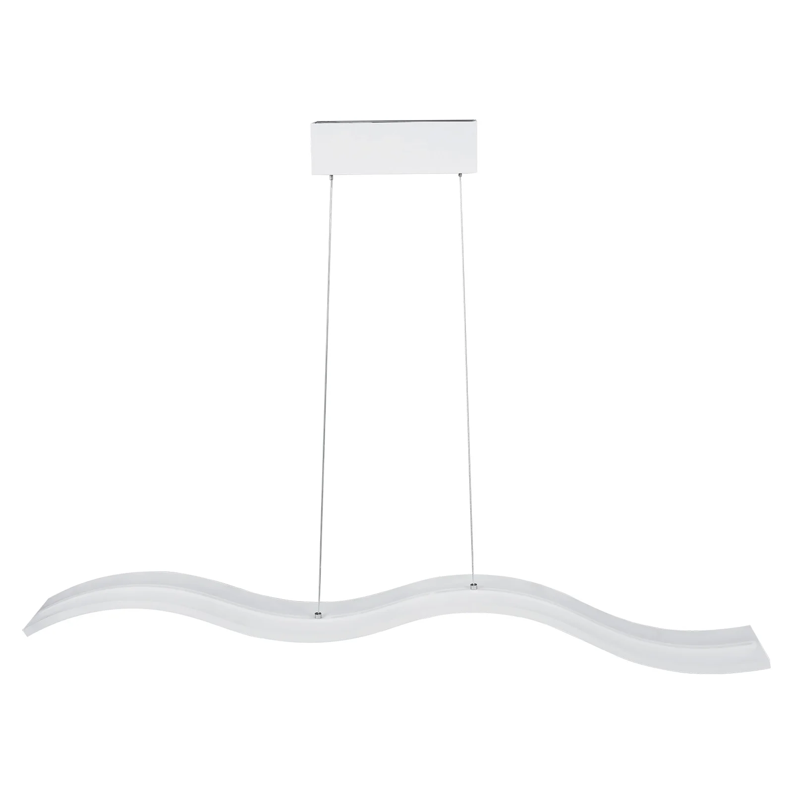 LED Stepless Dimmable Luz Pingente, Longo Lustre