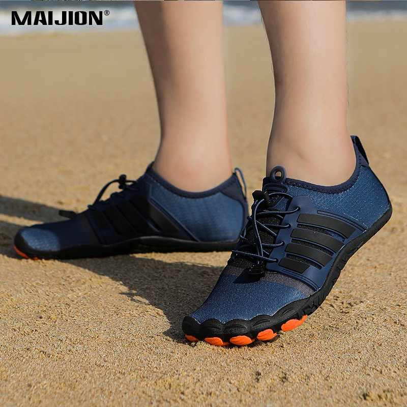 Outdoor Quick Dry Water Shoes for Men Breathable Women's Barefoot Beach Aqua Shoes Unisex Non-slip Fishing Surfing Wading Shoes