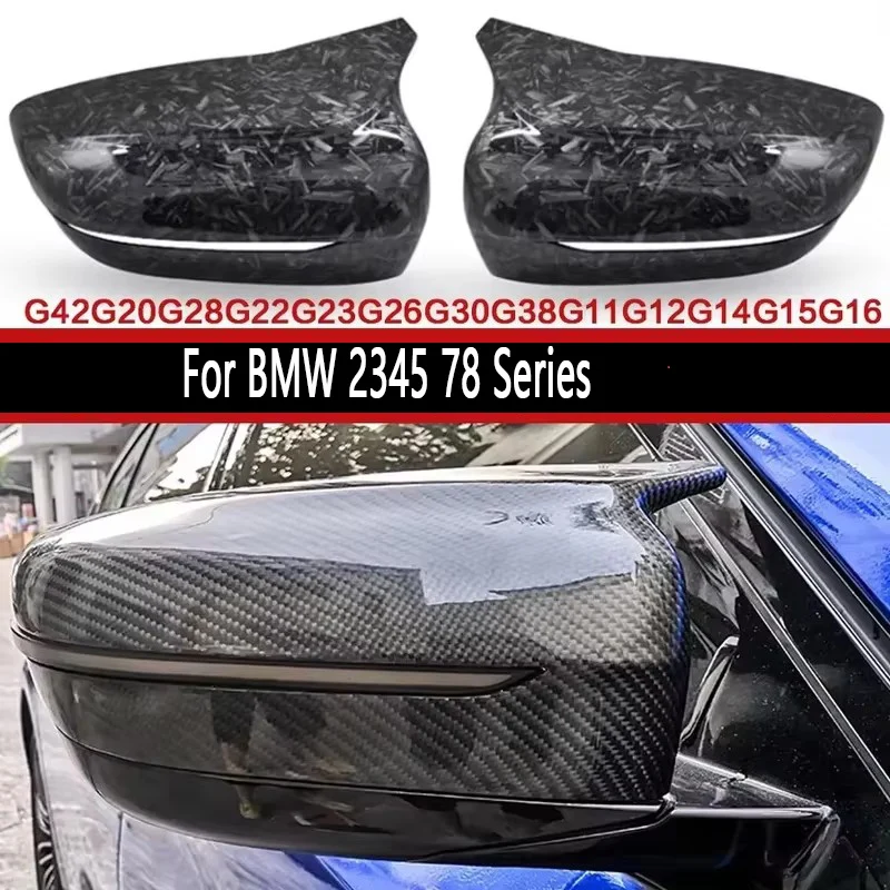 

For BMW 8 Series G14 G15 G16 830i 840 Upgrade Shells Rearview Cap High quality Real Carbon fiber rear view mirror case cover