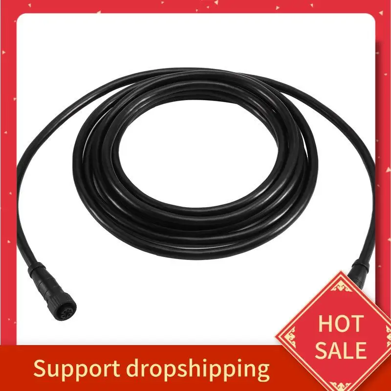 

B44C Marine для NMEA 2000, штекерный кабель для лодки, 9,84 фута, разъем «папа-мама», 5 контактов для M12, IP67, водонепроницаемый, 3 метра