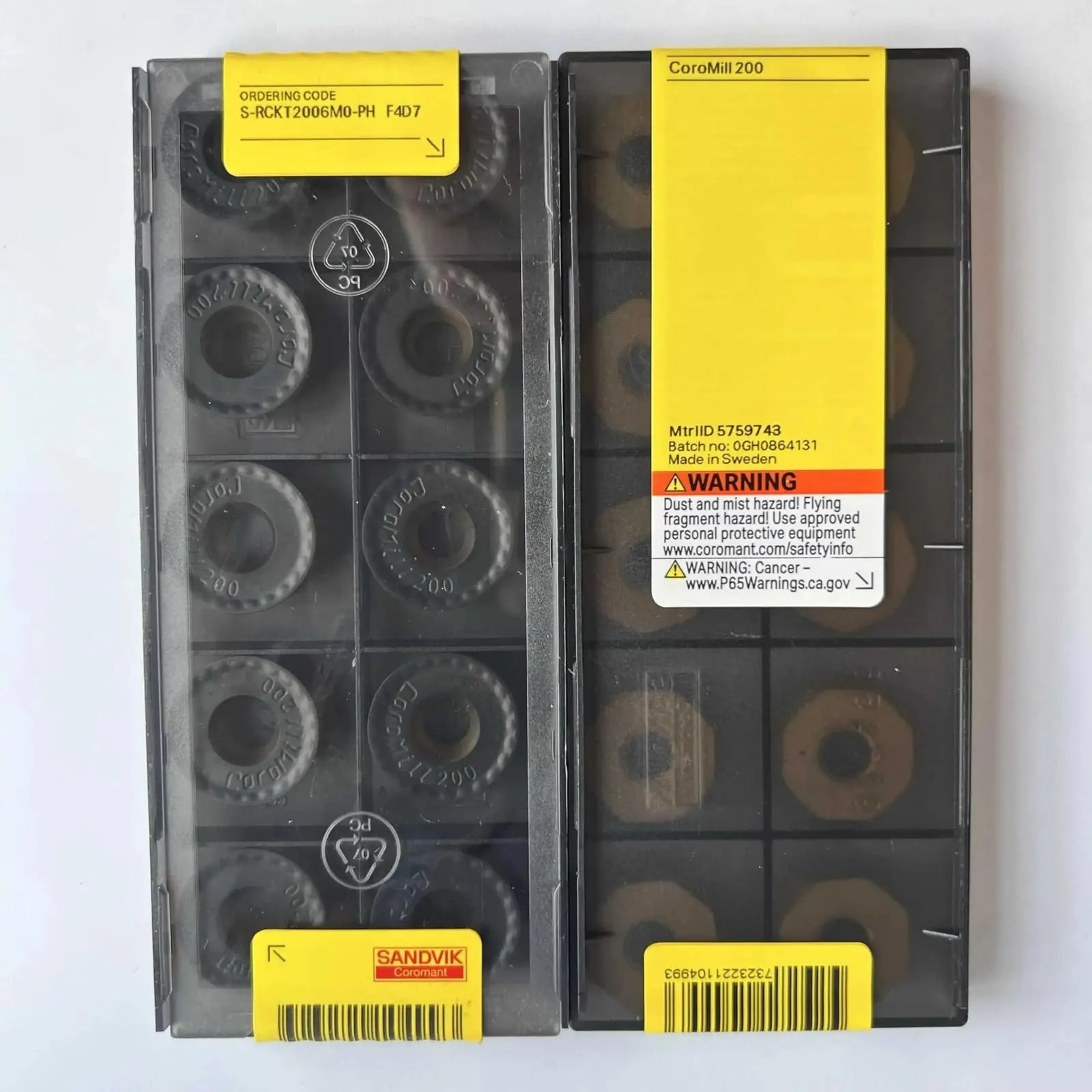 

S-RCKT2006M0-PH F4D7 / CNC lathe carbide blade 10 PCS