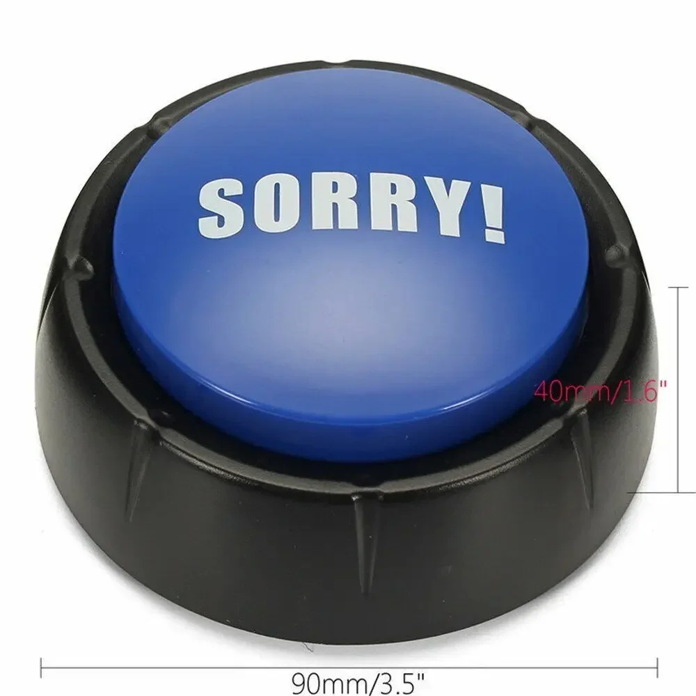 High Quality Plastic Sound Button 85db Party Gift Sound Talking Funny Button Holiday Supply Talking Button