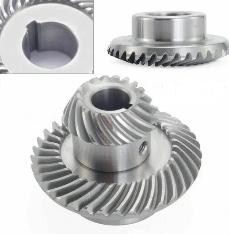 2pcs/Set pair Spiral bevel gear C77+C96 For 3# 4# milling machinery lifting